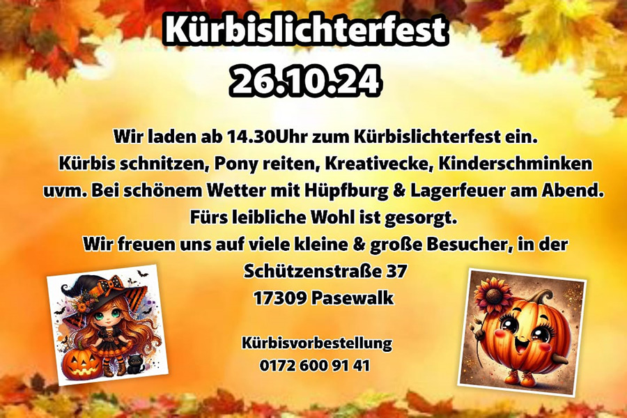 Bild für Kürbislichterfest