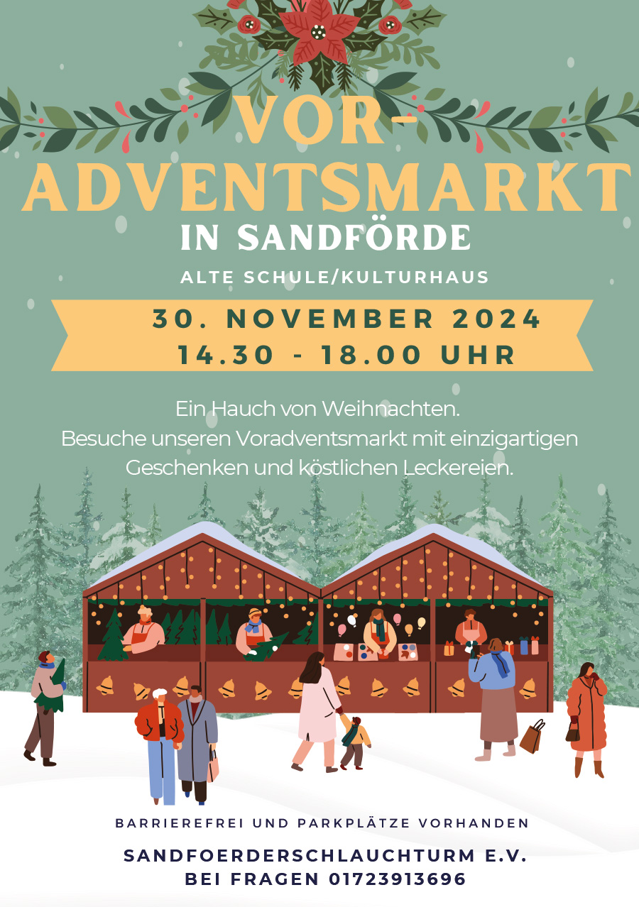 Bild für VOR-ADVENTSMARKT in Sandförde