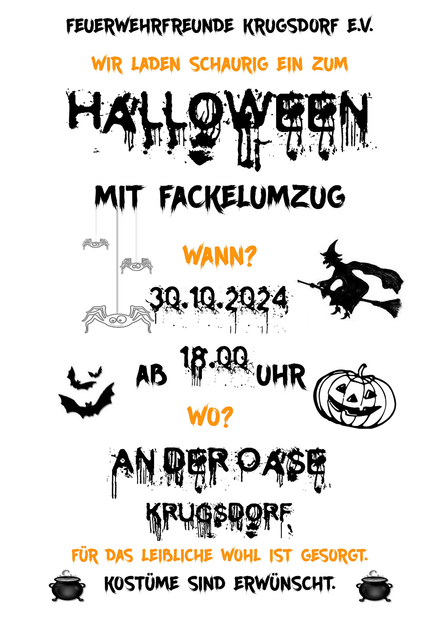 Bild für Halloween mit Fackelumzug